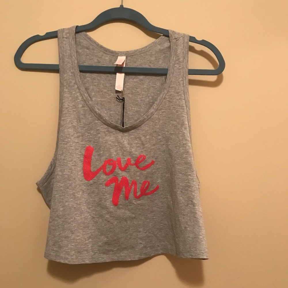 ❤️Victoria’s Secret Large Cropped Love Me Tank